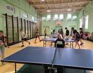 Zawody sportowe w tenisie stołowym 