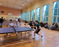Powiatowe zawody w tenisie stołowym dziewcząt i chłopców 